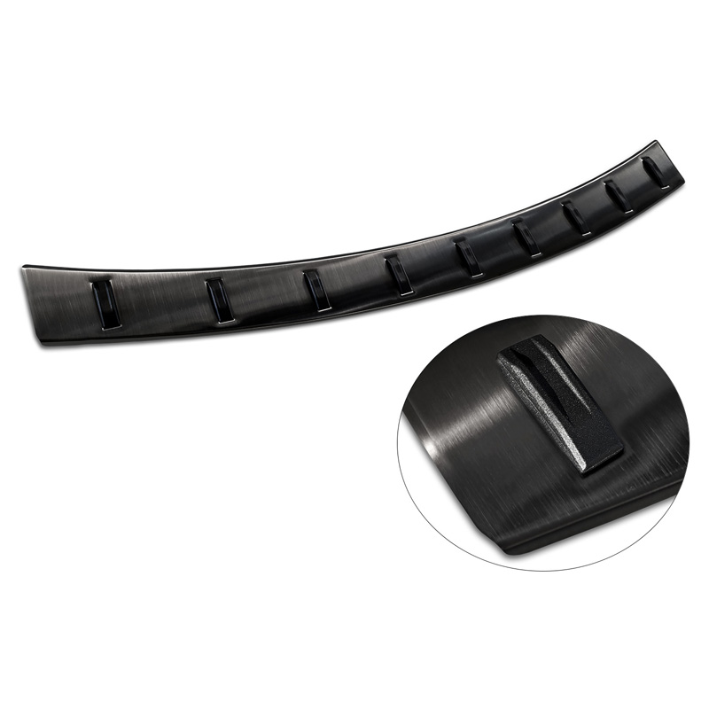 Zwart RVS Achterbumperprotector  Mazda 6 III (GJ) Combi 2012- 'STRONG EDITION'