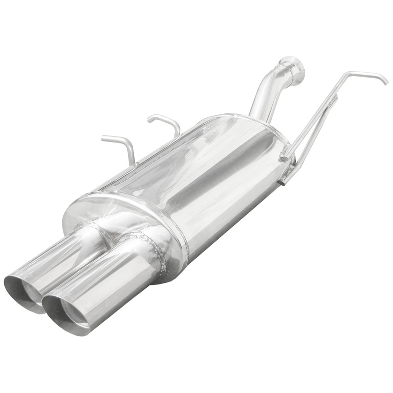 100% Inox Sport Exhaust  Peugeot 307 2.0 16V 138hp 2001- 2x80mm Racing