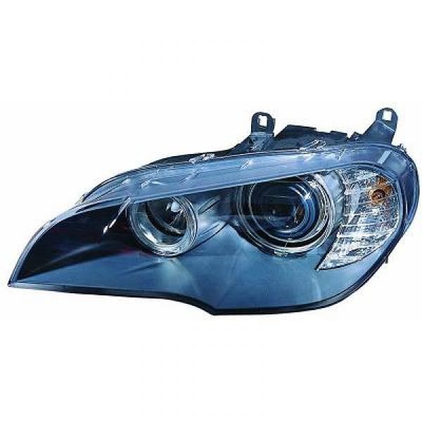 Koplamp links BMW X5 07->> H1+H7