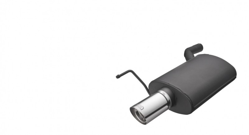 Einddemper Honda Accord 2002-2008 RVS eindstuk 100mm Rond