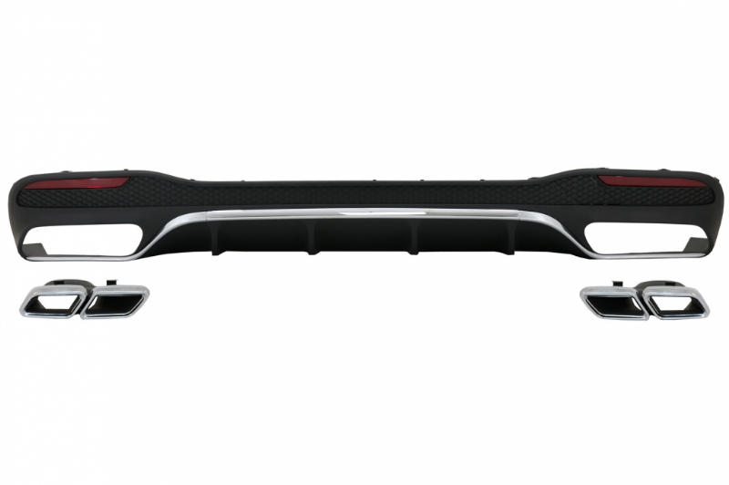 Diffuser Mercedes GLE W166 SUV (15-19) GLE63 Design incl. sierstukken