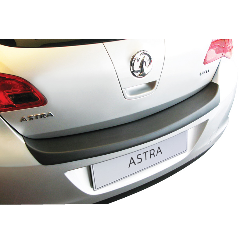 ABS Rear bumper protector  Opel Astra J 5 doors 12/2009-9/2012 Black