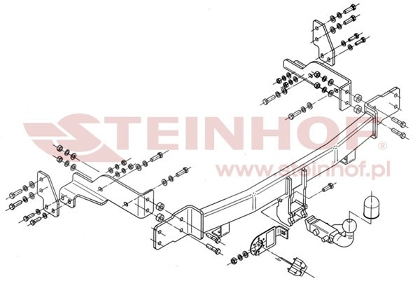 Trekhaak Kia Sorento 07/2006-10/2009