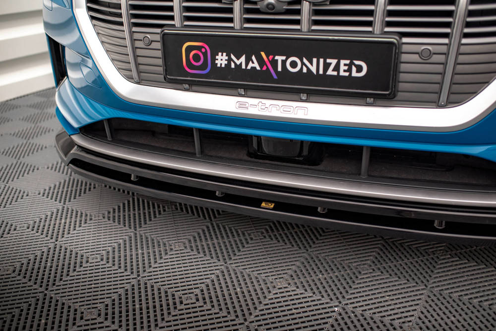 Voorspoiler Audi E-Tron Maxton Glans Zwart V.2