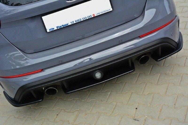 Achterzij Spoilers Ford Focus RS Mk3 Glanzend Zwart