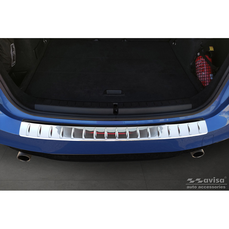 Stainless Steel Rear bumper protector  BMW 2 Active Tourer F45 2013-2021 with M-Pakage 'Ribs'