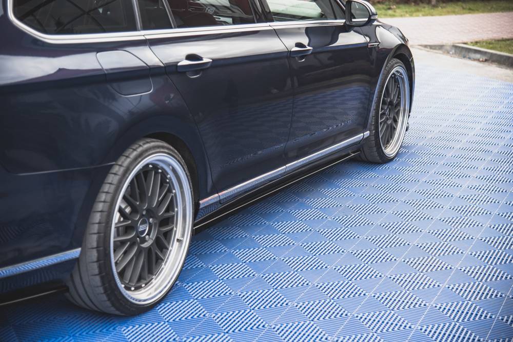 Zijskirts VW Passat B8 Glans Zwart