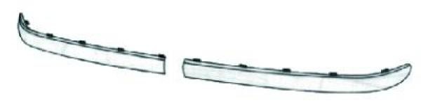 VoorBumper lijst links BMW E46 98-01 MAT ZWART