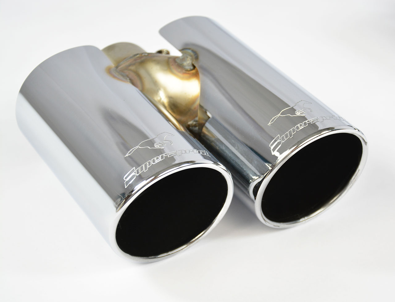 AUDI A3 8V Cabrio QUATTRO 2.0 TDI (150 Hp) 2013 Endpipe kit 4 exit OO 80 Right+ OO 80 Left