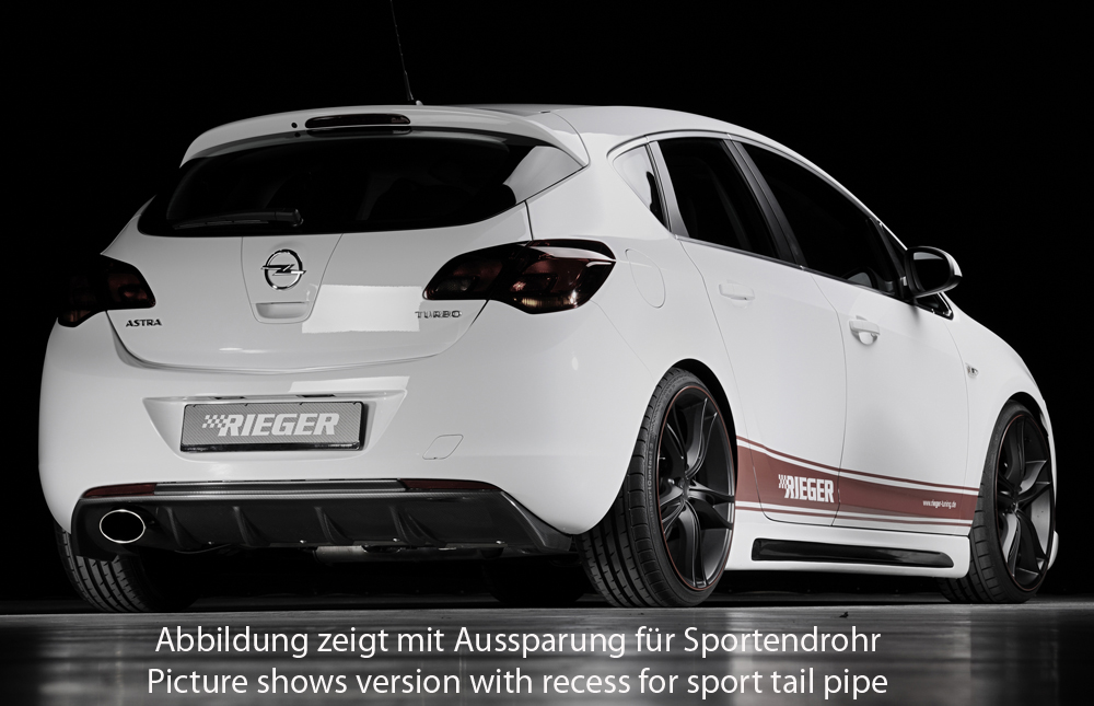 Rieger Achterdiffuser Astra J