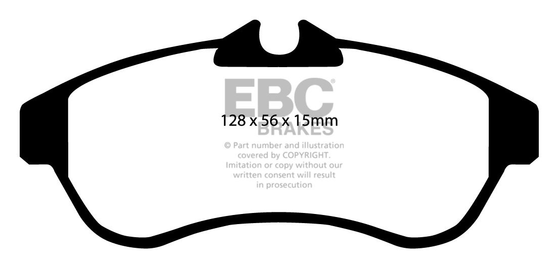 EBC Brakes CITROEN C2 1.6 TD 2005-.. Remblokken voorzijde