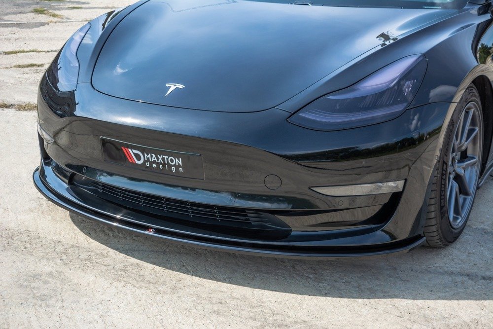 Voorspoiler Tesla Model 3 Gloss-Black