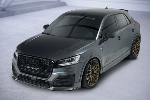 Voorspoiler Audi Q2 S-Line CSR Glans Zwart
