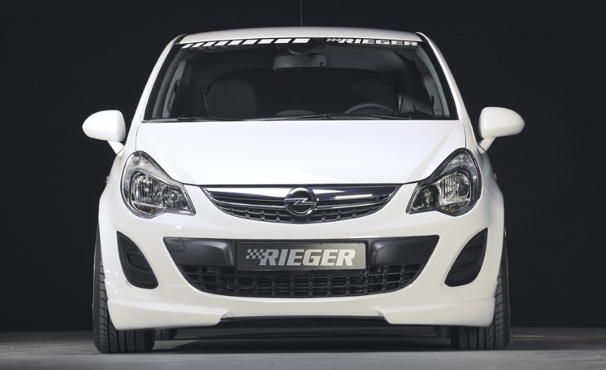 Voorspoiler Opel Corsa D Rieger
