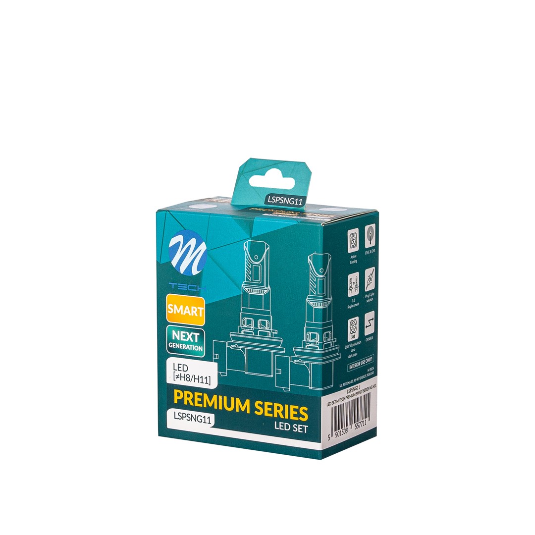 H11 LED Lamps M-TECH Premium Smart Series Canbus Kopiëren