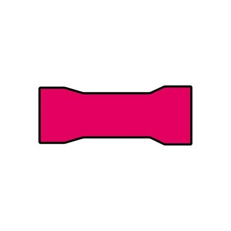 Kabelverbinders 545 rood 10st