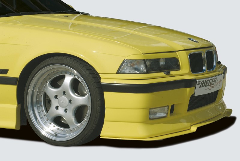 Spoilerzwaard 7,5mm dik ABS Rieger passend op:Frontbumper e36 br