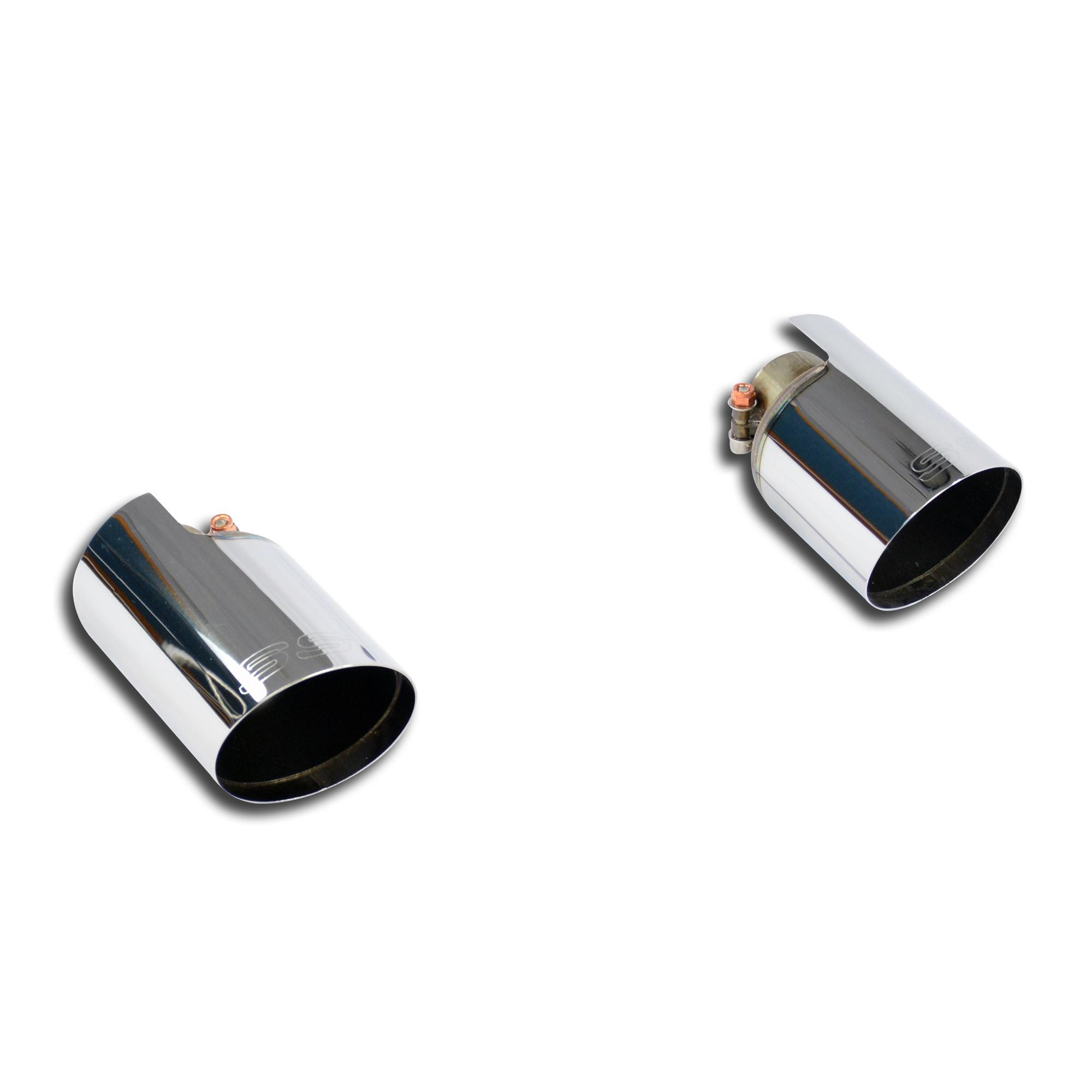 Endpipe kit "Race" Right O100 - Left O100 for 500 Abarth essesse 160hp