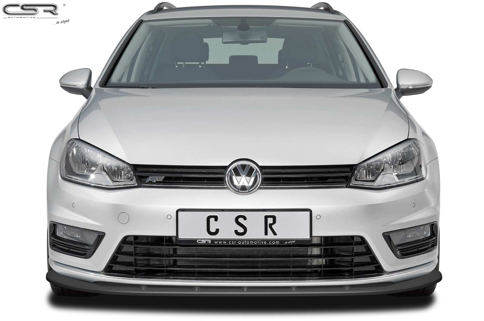 Voorspoiler VW Golf VII R-Line Mat Zwart