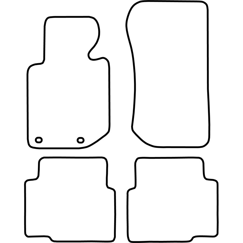Automatten  BMW 3 serie (E36) coupe/compact 1993-2001