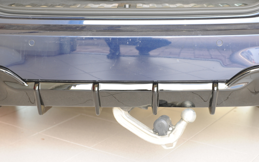 Diffuser BMW 3 Serie G20 M340i Rieger Glans Zwart voor Trekhaak