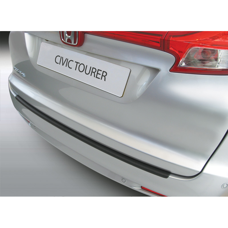 ABS Rear bumper protector  Honda Civic Tourer 2014-2018 Black