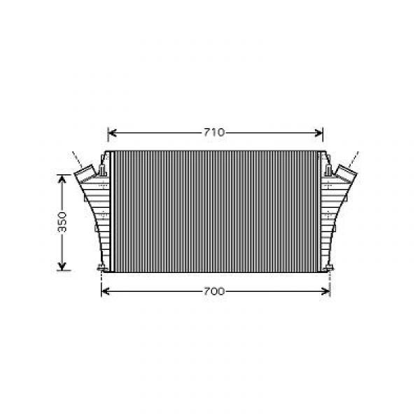 Intercooler VECTRA C 02->> 647x415 2.0/2.2 DTI M +/-AC