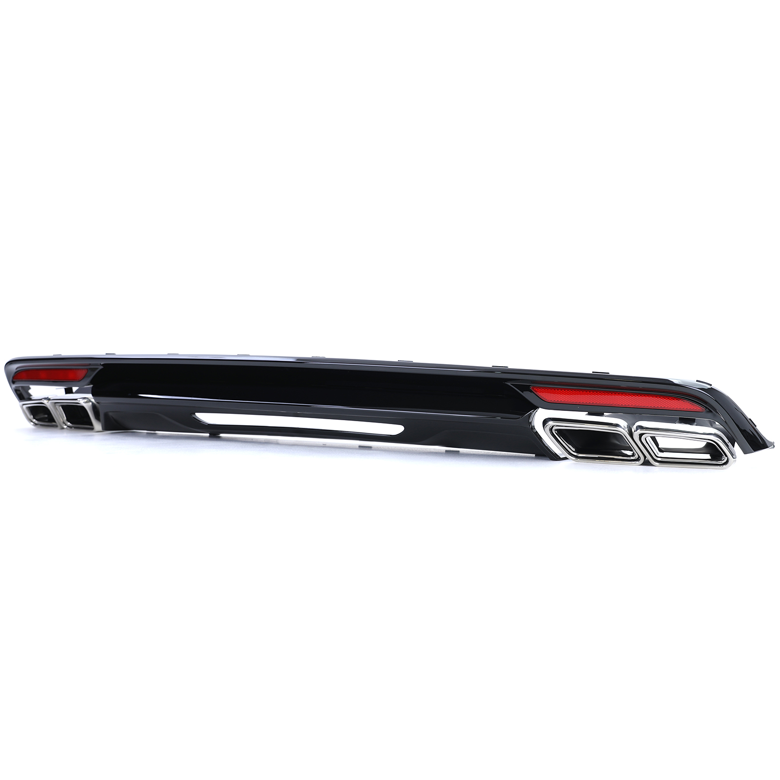 Diffuser Mercedes S-Klasse W222 AMG Look Diffuser Glans Zwart