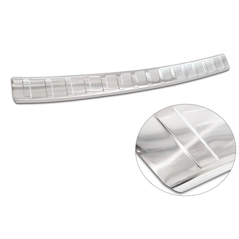 Stainless Steel Rear bumper protector  Peugeot 308 III HB & SW 2021- 'Ribs'