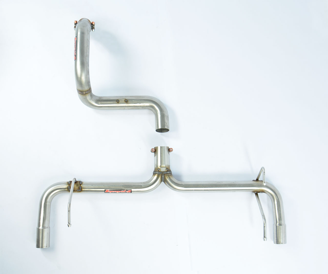 500 ABARTH 1.4T Multiair "Mod. USA" (160 Hp) 2011 Rear pipe kit Right - Left (Muffler delete)