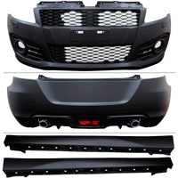 Complete bodykit Suzuki Swift III 2010- 'Sport-Look' incl. DRL/U