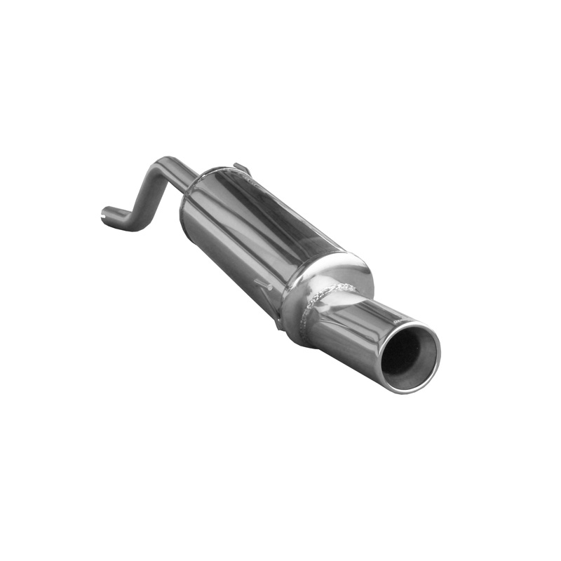100% Inox Sport Exhaust  Fiat Punto Evo 1.4 (77HP) 2009- Ø42mm 102mm