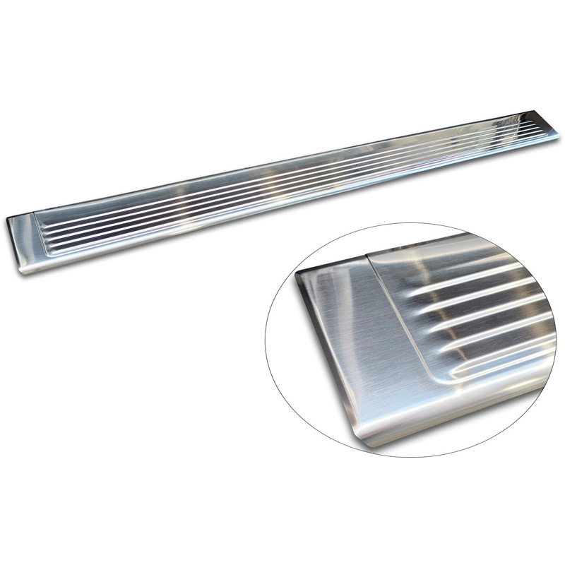 Avisa Stainless Steel Rear bumper protector  Fiat Ducato III Facelift 2023- / Opel Movano III Facelift 2023- / Toyota Proace Max 2024- 'Ribs' (2 pieces)