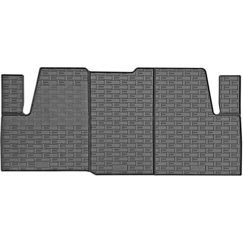 CIKCAR Rubber car mats set  Maxus eDeliver 5 2024- (3-pieces + fixing system)