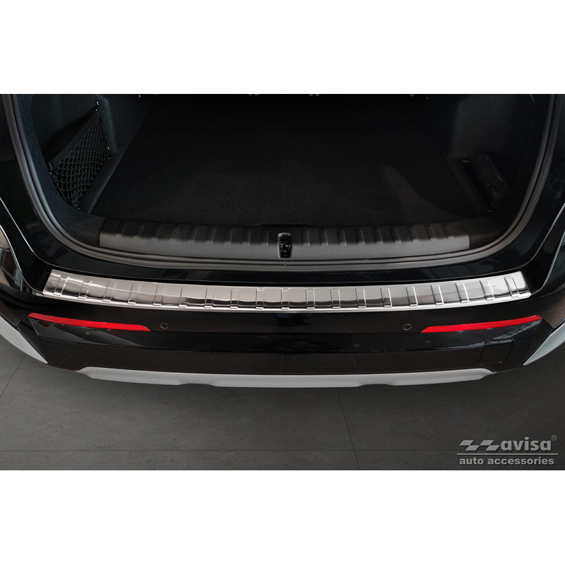 Stainless Steel Rear Bumper protector  BMW X1 U11 / X1 U11 xLine 2022- 'Ribs'