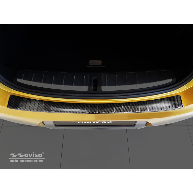 Real 3D Carbon Rear bumper protector  BMW X2 F39 M-Package 2018-2023