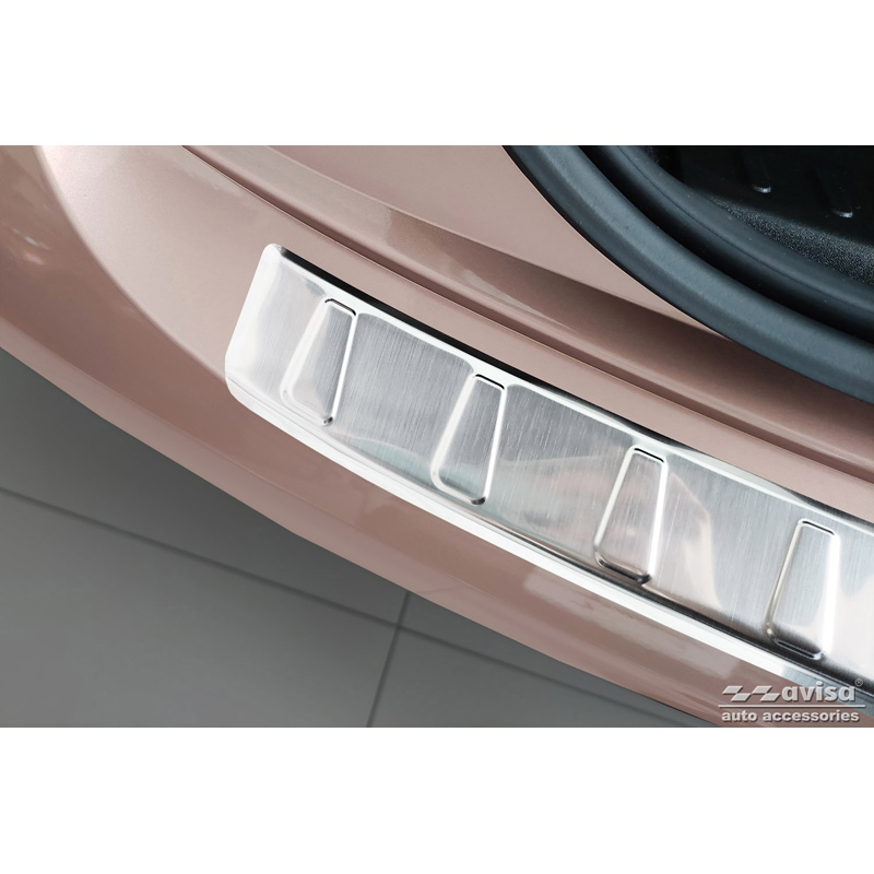 Stainless Steel Rear bumper protector  Fiat 500e Berlina, 3+1 & Cabrio 2020- 'Ribs'