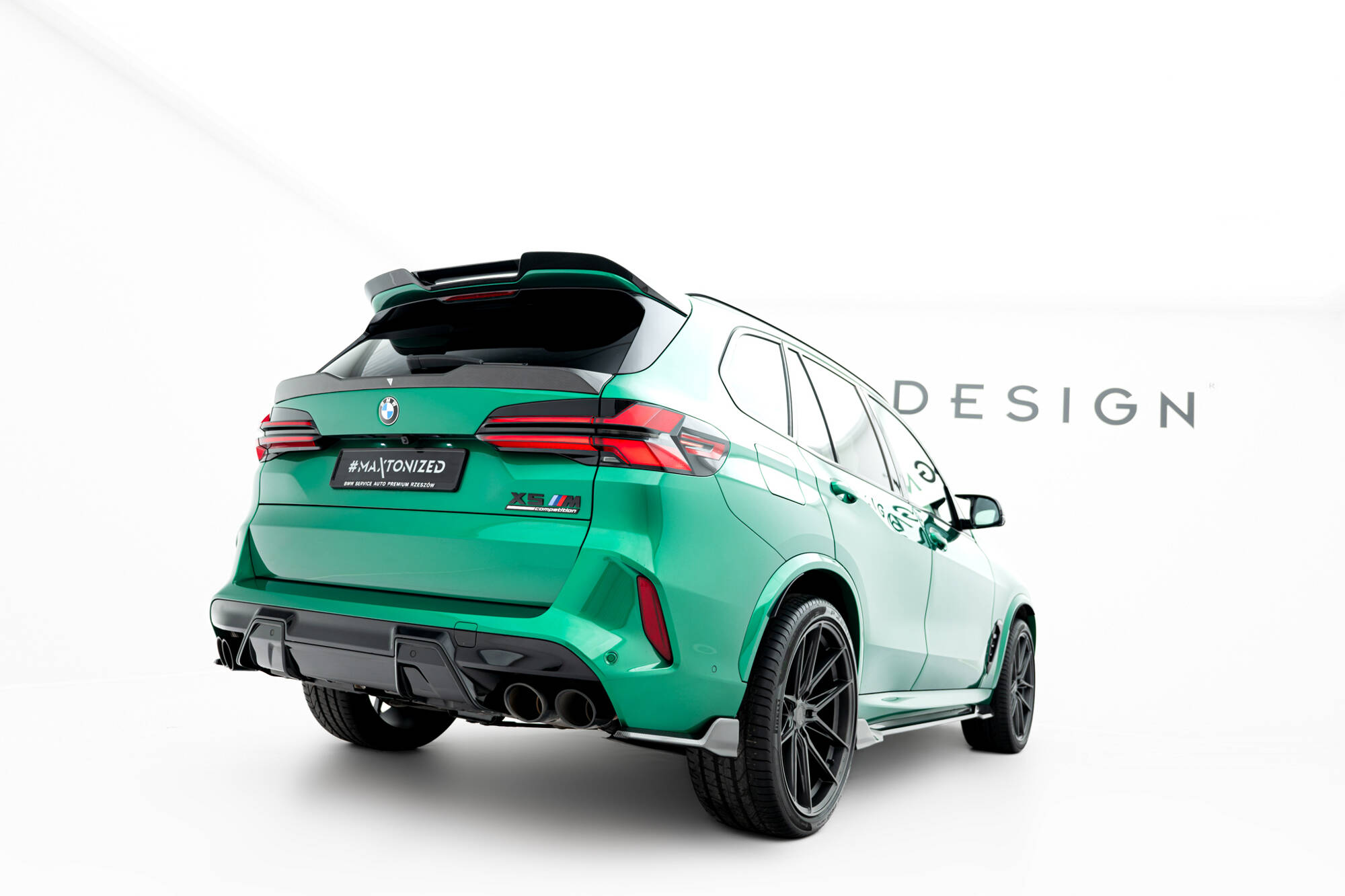 Carbon Fiber Achterzij spoilers BMW X5 M F95 Facelift Maxton