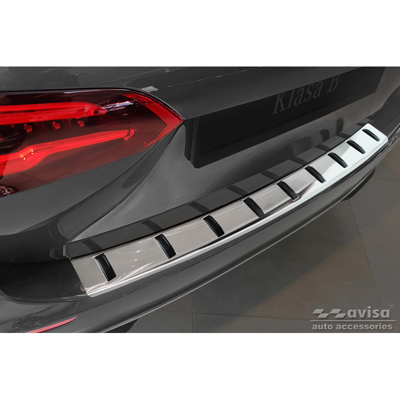 Stainless Steel Rear bumper protector  Mercedes B-Class (W247) 2019- (incl. AMG) 'STRONG EDITION'