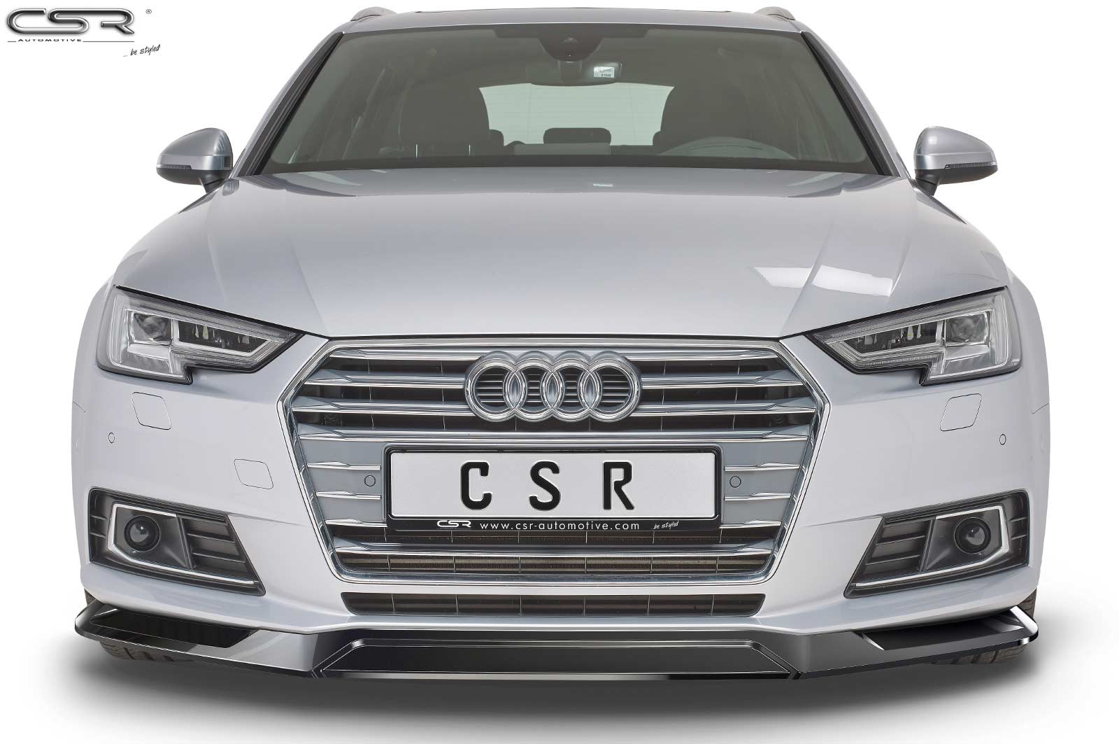 Voorspoiler Audi A4 B9 (type 8W) Carbon Look