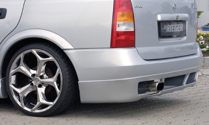 Achterbumper Diffusor Opel Astra G Station Rieger