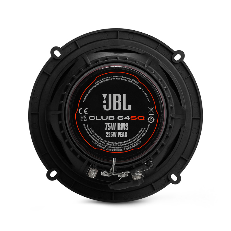 JBL Club Gen3 64SQ 6.5'' (16cm) Speaker Set Coaxial - Sound Quality