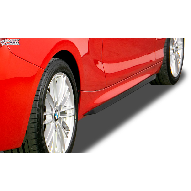 Side skirts 'Slim'  BMW 2-Series F22/F23 Coupe/Cabrio 2013- incl. M-Sport (ABS glossy black)
