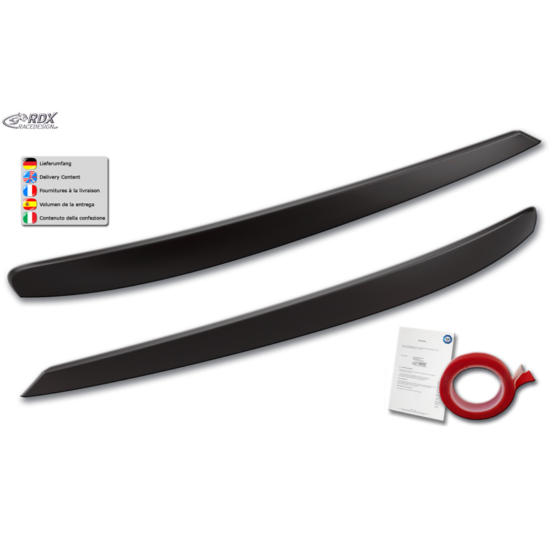 Koplampspoilers  Volkswagen Sharan & Seat Alhambra (7N) 2010-2022 (ABS)
