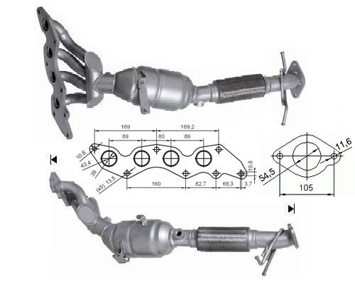 Ford FOCUS C-MAX 1.8i 16V 1798 cc 88 Kw / 120 cv CSDA Magnaflow