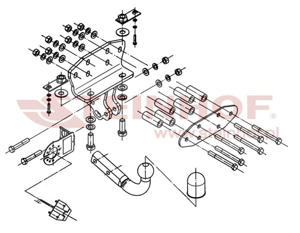 Trekhaak Toyota Land Cruiser V8 (J200) 2008-....