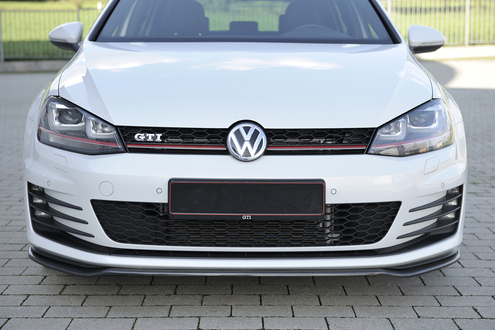 Voorspoiler VW Golf 7 GTI / GTD Rieger Carbon