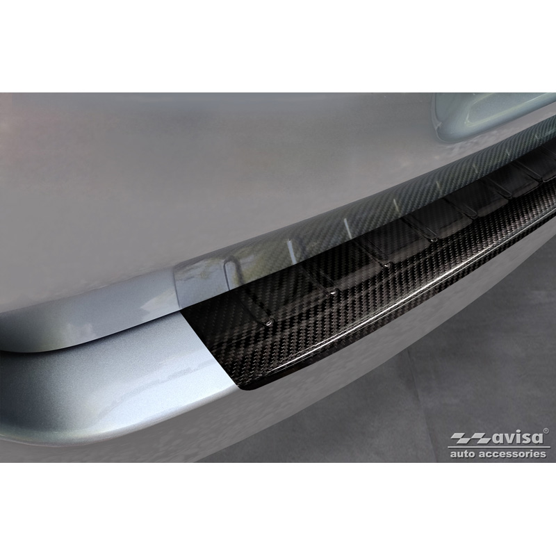 Real 3D Carbon Rear bumper protector  Peugeot 508 I SW 2011-2014 & Facelift 2014-2018 'Ribs'