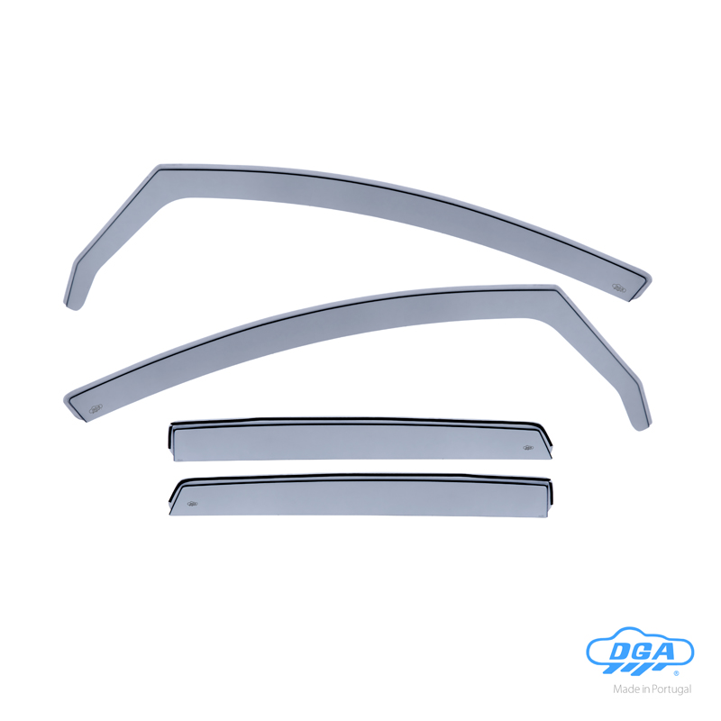 DGA Wind Deflectors Set  Opel Astra J HB 5-doors 2009-2015 (4-pieces)
