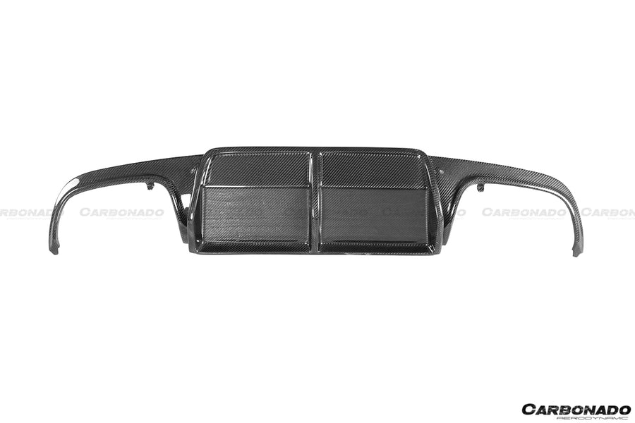 Mercedes Benz W204 C63 AMG AK Style Carbon Fiber Diffuser 2008-2011
